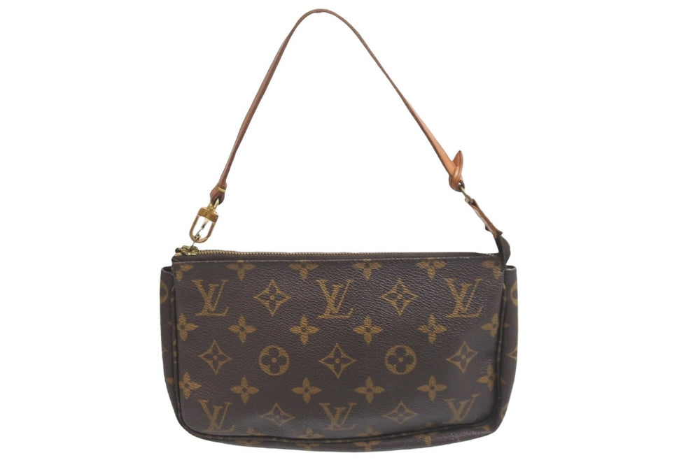 LOUIS VUITTON ルイヴィトン モノグラム ポシェット アクセソワール アクセサリーポーチ アクセポ 旧型 M51980 中古 55702
