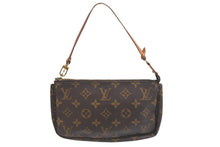 画像をギャラリービューアに読み込む, LOUIS VUITTON ルイヴィトン モノグラム ポシェット アクセソワール アクセサリーポーチ アクセポ 旧型 M51980 中古 55702