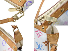 画像をギャラリービューアに読み込む, LOUIS VUITTON ルイヴィトン ハンドバッグ モノグラムマルチカラー ポシェットアクセソワール M92649 美品 中古 55703