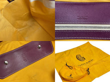 画像をギャラリービューアに読み込む, GOYARD ゴヤール ハンドバッグ アンバサードMM ブリーフケース ボルドー PVC レザー シルバー金具 美品 中古 55798