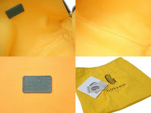 Load image into Gallery viewer, 新品未使用 GOYARD ゴヤール ポーチ ヴァンドーム コスメティックポーチ グリーン シルバー金具 中古 55804