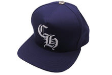 画像をギャラリービューアに読み込む, 新品未使用 CHROME HEARTS クロムハーツ 5パネル ベースボールキャップ CHキャップ ネイビー ホワイト シルバー925 フリー 55811