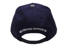 画像をギャラリービューアに読み込む, 新品未使用 CHROME HEARTS クロムハーツ 5パネル ベースボールキャップ CHキャップ ネイビー ホワイト シルバー925 フリー 55811