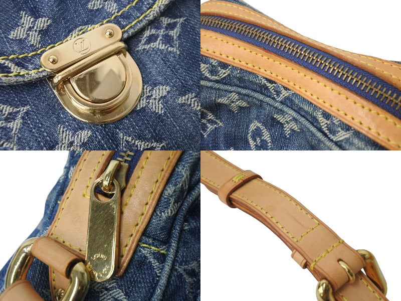 極美品 LOUIS VUITTON ルイヴィトン ショルダーバッグ モノグラムデニムカメラバッグ M95348 ブルー ゴールド金具 中古 55825  – Casanova Vintage