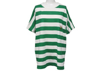 画像をギャラリービューアに読み込む, GUCCI グッチ 半袖 Tシャツ トライプTシャツ 半袖 カットソー ボーダー ピグレット刺繍 626986 XJCOP サイズM 良品 中古 55830