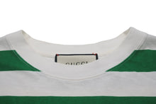 画像をギャラリービューアに読み込む, GUCCI グッチ 半袖 Tシャツ トライプTシャツ 半袖 カットソー ボーダー ピグレット刺繍 626986 XJCOP サイズM 良品 中古 55830