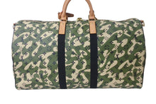 画像をギャラリービューアに読み込む, 新品同様 LOUIS VUITTON ルイヴィトン×村上隆 キーポルバンドリエール55 モノグラムモフラージュ M95774 ゴールド金具 中古 55839