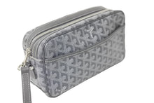 画像をギャラリービューアに読み込む, GOYARD ゴヤール ショルダーバッグ カップヴェール PM ヘリンボーン柄 グレー シルバー金具 美品 中古 55842