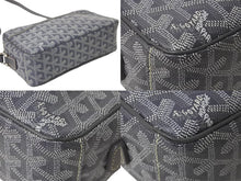 画像をギャラリービューアに読み込む, GOYARD ゴヤール ショルダーバッグ カップヴェール PM ヘリンボーン柄 グレー シルバー金具 美品 中古 55842