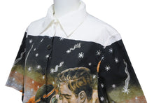 Load image into Gallery viewer, PRADA プラダ 半袖シャツ 16AW アーカイブ Impossible True Love ホワイト マルチカラー サイズ38 美品 中古 55849