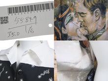 Load image into Gallery viewer, PRADA プラダ 半袖シャツ 16AW アーカイブ Impossible True Love ホワイト マルチカラー サイズ38 美品 中古 55849