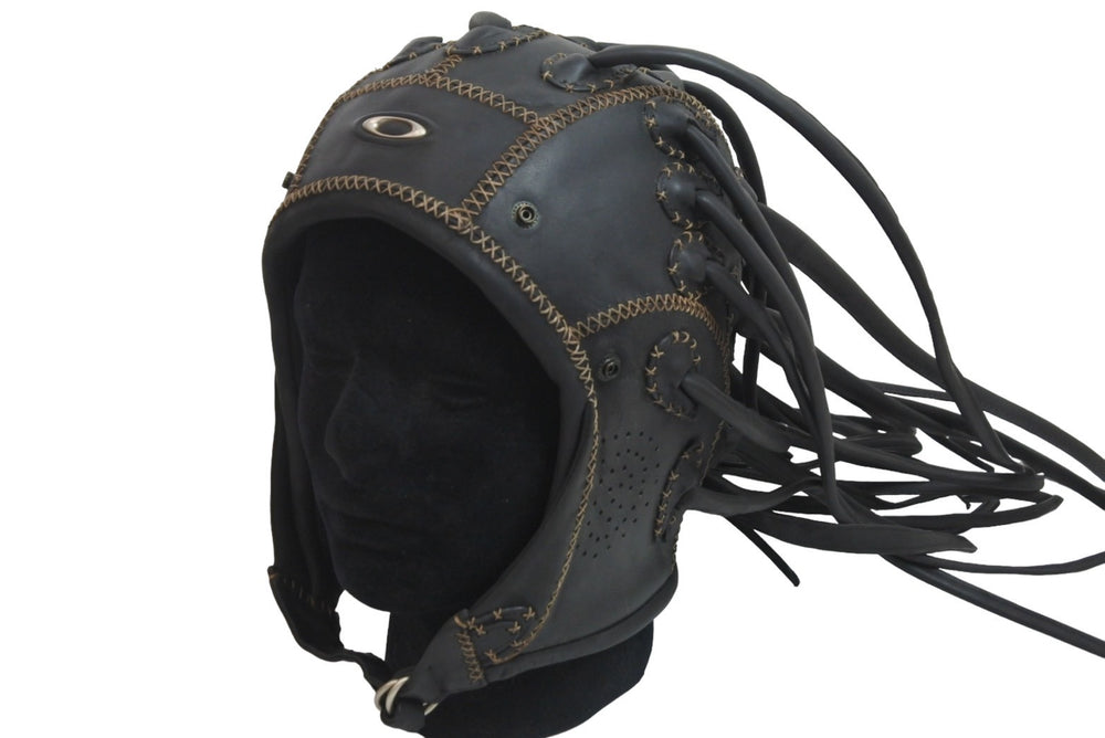 アーカイブ OAKLEY オークリー MEDUSA メデューサ ハット レザー ブラック サイズL ゴーグル欠品 美品 中古 55870