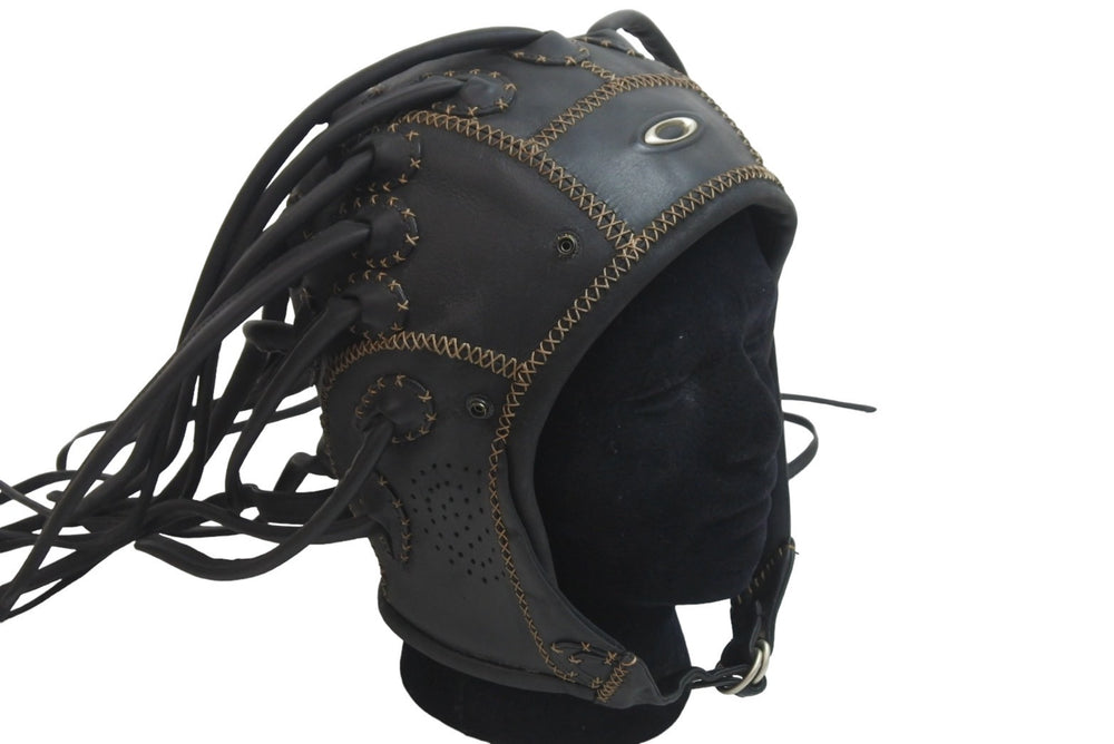 アーカイブ OAKLEY オークリー MEDUSA メデューサ ハット レザー ブラック サイズL ゴーグル欠品 美品 中古 55870