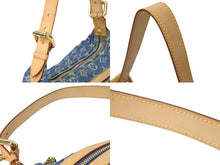 画像をギャラリービューアに読み込む, 極美品 LOUIS VUITTON ルイヴィトン モノグラムデニム バギーPM ショルダーバッグ デニムキャンバス ブルー M95049 中古 55872