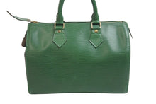 Load image into Gallery viewer, LOUIS VUITTON ルイヴィトン ハンドバッグ M43014 スピーディ25 エピレザー ボルネオグリーン ゴールド金具 良品 中古 55883
