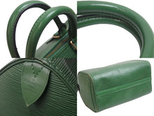 Load image into Gallery viewer, LOUIS VUITTON ルイヴィトン ハンドバッグ M43014 スピーディ25 エピレザー ボルネオグリーン ゴールド金具 良品 中古 55883