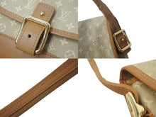 Load image into Gallery viewer, LOUIS VUITTON ルイヴィトン ショルダーバッグ M92674 べランジェール ベージュ キャンバス レザー ゴールド金具 美品 中古 55902