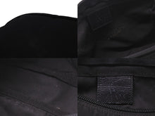 Load image into Gallery viewer, PRADA プラダ ポーチ トライアングルロゴ ブラック ナイロン シルバー 金具 良品 中古 55904