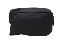 Load image into Gallery viewer, PRADA プラダ ポーチ トライアングルロゴ ブラック ナイロン シルバー 金具 良品 中古 55904
