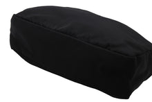 Load image into Gallery viewer, PRADA プラダ ポーチ トライアングルロゴ ブラック ナイロン シルバー 金具 良品 中古 55904