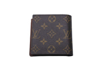 画像をギャラリービューアに読み込む, 新品未使用 LOUIS VUITTON ルイヴィトン 二つ折り財布 M62288 ポルトフォイユ マルコ NM ブラウン 中古 55906