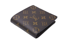 画像をギャラリービューアに読み込む, 新品未使用 LOUIS VUITTON ルイヴィトン 二つ折り財布 M62288 ポルトフォイユ マルコ NM ブラウン 中古 55906