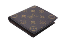画像をギャラリービューアに読み込む, 新品未使用 LOUIS VUITTON ルイヴィトン 二つ折り財布 M62288 ポルトフォイユ マルコ NM ブラウン 中古 55906