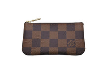 画像をギャラリービューアに読み込む, 新品同様 Louis Vuitton ルイヴィトン ポシェット クレ キー コインケース N62658 ダミエキャンバス ブラウン ゴールド 中古 55907