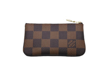画像をギャラリービューアに読み込む, 新品同様 Louis Vuitton ルイヴィトン ポシェット クレ キー コインケース N62658 ダミエキャンバス ブラウン ゴールド 中古 55907
