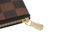 画像をギャラリービューアに読み込む, 新品同様 Louis Vuitton ルイヴィトン ポシェット クレ キー コインケース N62658 ダミエキャンバス ブラウン ゴールド 中古 55907