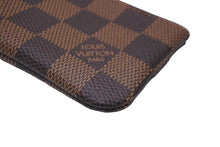 画像をギャラリービューアに読み込む, 新品同様 Louis Vuitton ルイヴィトン ポシェット クレ キー コインケース N62658 ダミエキャンバス ブラウン ゴールド 中古 55907