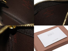 画像をギャラリービューアに読み込む, 新品同様 Louis Vuitton ルイヴィトン ポシェット クレ キー コインケース N62658 ダミエキャンバス ブラウン ゴールド 中古 55907