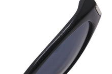 画像をギャラリービューアに読み込む, GUCCI グッチ サングラス ブラック ブルー アイウェア 小物 ロゴ シルバー金具 55□20 GG2411 ブラック 美品 中古 55914