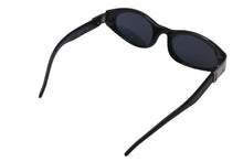 画像をギャラリービューアに読み込む, GUCCI グッチ サングラス ブラック ブルー アイウェア 小物 ロゴ シルバー金具 55□20 GG2411 ブラック 美品 中古 55914