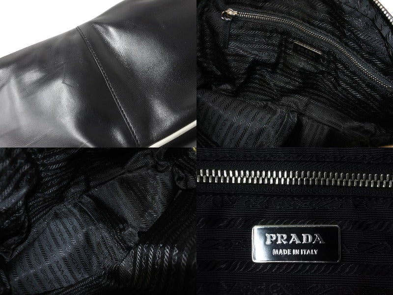 PRADA プラダ パンチングハンドバッグ ボストンバッグ B10524 VITELLO