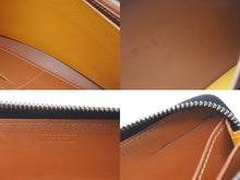 Load image into Gallery viewer, GOYARD ゴヤール 長財布 マティニョンGM ヘリンボーン柄 ウォレット ブラック ブラウン シルバー金具 メンズ 良品 中古 55945