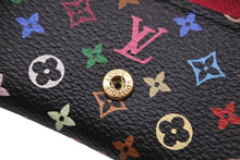 画像をギャラリービューアに読み込む, LOUIS VUITTON ルイヴィトン キーケース M93732 ミュルティクレ4連 モノグラムキャンバス ブラック ピンク 良品 中古 55957