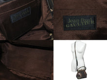 画像をギャラリービューアに読み込む, Jean Paul Gaultier ジャンポール・ゴルチェ 2WAY ショルダーハンドバッグ Vサイバー 玉虫色 ガマ口 銅メッキ金具 美品 中古 55963