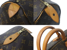 画像をギャラリービューアに読み込む, LOUIS VUITTON ルイヴィトン ボストンバッグ M41107 スピーディ35 モノグラムキャンバス ブラウン ゴールド金具 美品 中古 55967