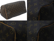 画像をギャラリービューアに読み込む, LOUIS VUITTON ルイヴィトン ボストンバッグ M41107 スピーディ35 モノグラムキャンバス ブラウン ゴールド金具 美品 中古 55967