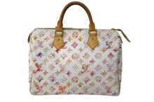 Load image into Gallery viewer, LOUIS VUITTON ルイヴィトン ハンドバッグ 2008 M95751 スピーディ30 モノグラム ウォーターカラー ゴールド金具 良品 中古 55971