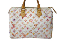 Load image into Gallery viewer, LOUIS VUITTON ルイヴィトン ハンドバッグ 2008 M95751 スピーディ30 モノグラム ウォーターカラー ゴールド金具 良品 中古 55971