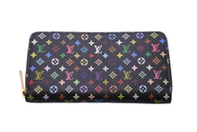 画像をギャラリービューアに読み込む, 極美品 LOUIS VUITTON ルイヴィトン 長財布 ジッピー ウォレット モノグラム マルチカラー M60243 ゴールド金具 中古 55974