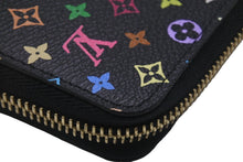 画像をギャラリービューアに読み込む, 極美品 LOUIS VUITTON ルイヴィトン 長財布 ジッピー ウォレット モノグラム マルチカラー M60243 ゴールド金具 中古 55974