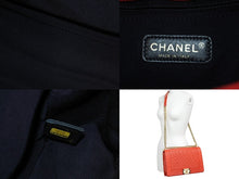 画像をギャラリービューアに読み込む, CHANEL シャネル ボーイシャネル ワッフル チェーンショルダーバッグ 18番台 ラムスキン レッド 赤 ココマーク ゴールド金具 中古 55975