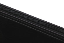 画像をギャラリービューアに読み込む, LOEWE ロエベ ポーチ 化粧ポーチ バニティ ロゴ入り 箱付き 100409 ブラック シルバー金具 美品 中古 55982