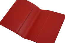 Load image into Gallery viewer, Christian Louboutin クリスチャンルブタン パスポートケース スパイクスタッズレザー ブラック レッド 美品 中古 55985
