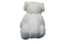 画像をギャラリービューアに読み込む, GUCCI グッチ GGキャンバス ファー ぬいぐるみ 人形 テディーベア クマ ホワイト 白 7077722 美品 中古 55996