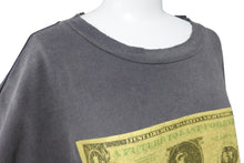 画像をギャラリービューアに読み込む, SAINT MICHAEL セント マイケル × 河村康輔 コラボ 1ドル紙幣モチーフ コットン グレー XXXL SM-A22-0000-083 美品 中古 56006