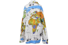 画像をギャラリービューアに読み込む, SAINT MICHAEL セントマイケル × DR WOO ドクター・ウー コラボ 長袖シャツ SLEEPWEAR パジャマ 世界地図 総柄 XL 美品 中古 56007